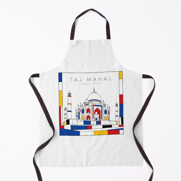 Item preview, Taj Mahal Mondrian Style Poster 3D designed and sold by CMYKStudio.