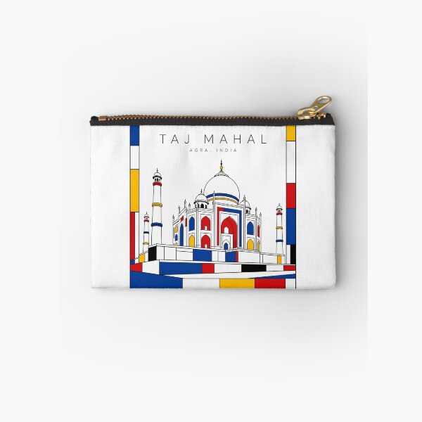 Item preview, Taj Mahal Mondrian Style Poster 3D designed and sold by CMYKStudio.