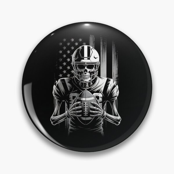Item preview, American Football Skeleton USA Flag Halloween Men Teens designed and sold by MarlaMaloneShop.