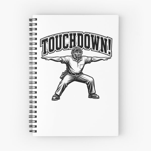Item preview, Touchdown Baseball Umpire Football Funny Baseball Gear designed and sold by DynamicDesign.