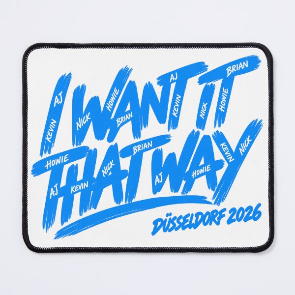 Item preview, I Want It That Way Düsseldorf 2026 Concert  designed and sold by BareCrack.