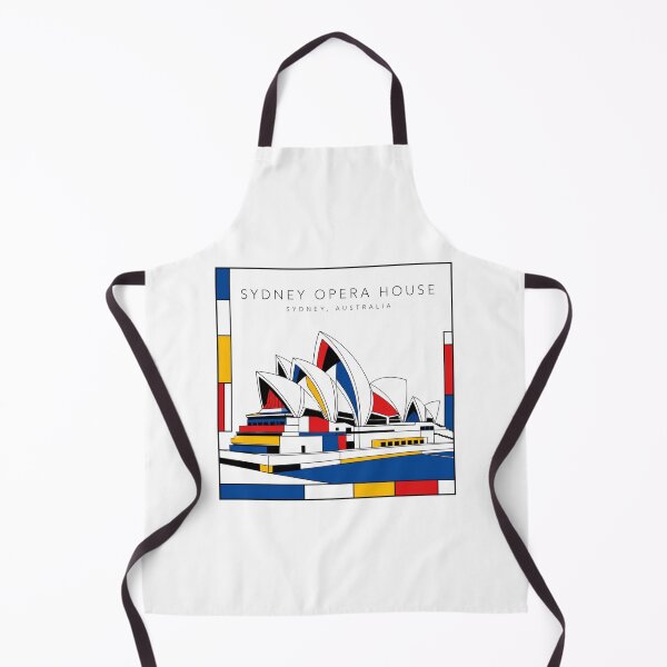 Artikelvorschau, Sydney Opera House Poster im Mondrian-Stil, 3D entworfen und verkauft von CMYKStudio.
