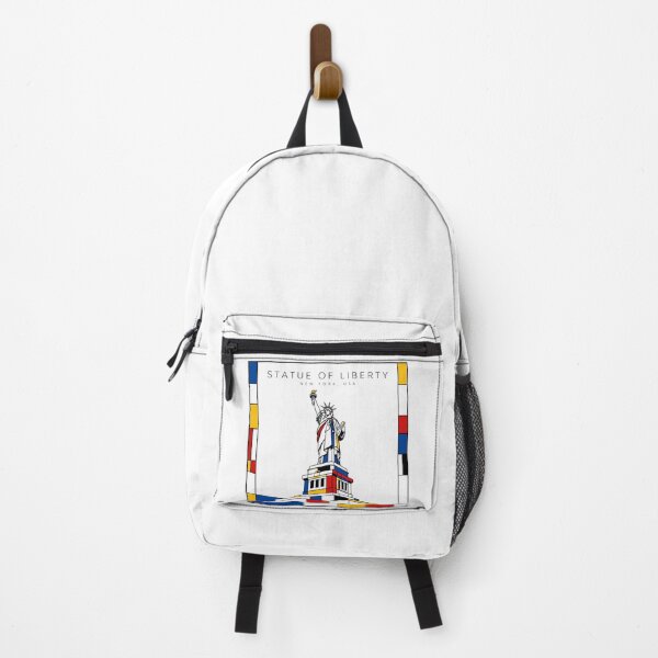 Item preview, Statue of Liberty Mondrian Style Poster 3D designed and sold by CMYKStudio.