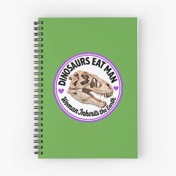 Item preview, Copy of Copy of Dinosaur eats man, woman inherits the earth (purple) designed and sold by kizu.