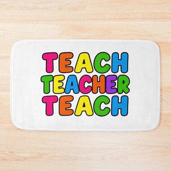 Item preview, teach teacher teach rainbow school designed and sold by OCD_JESSICA.