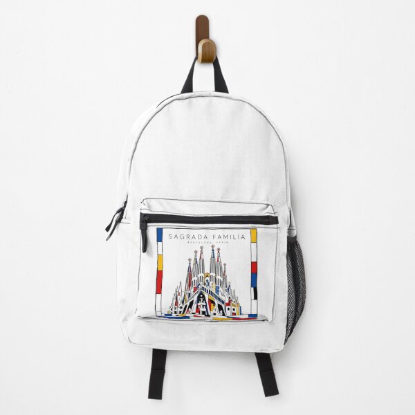 Item preview, Sagrada Familia Mondrian Style Poster 3D designed and sold by CMYKStudio.