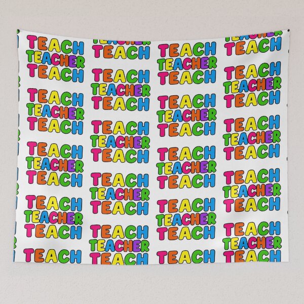 Item preview, teach teacher teach rainbow school designed and sold by OCD_JESSICA.