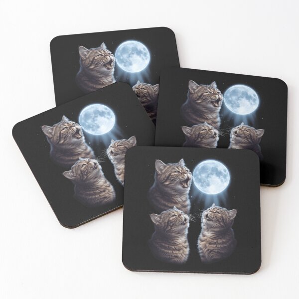 Item preview, Exotic Shorthair Howling Moon Art Cat Kitten Lover designed and sold by dian-rody-crest.