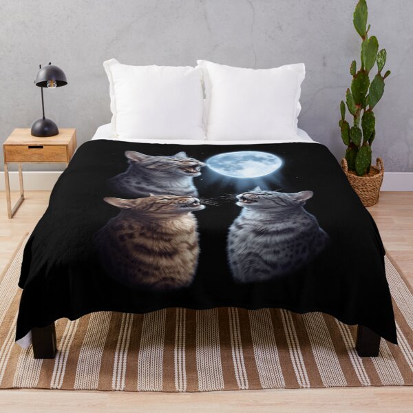 Item preview, Egyptian Mau Howling Moon Art Cat Kitten Lover designed and sold by dian-rody-crest.