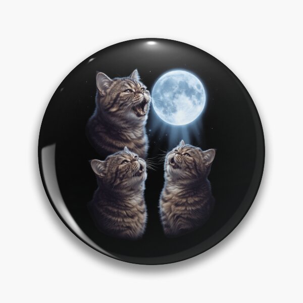 Item preview, Exotic Shorthair Howling Moon Art Cat Kitten Lover designed and sold by dian-rody-crest.