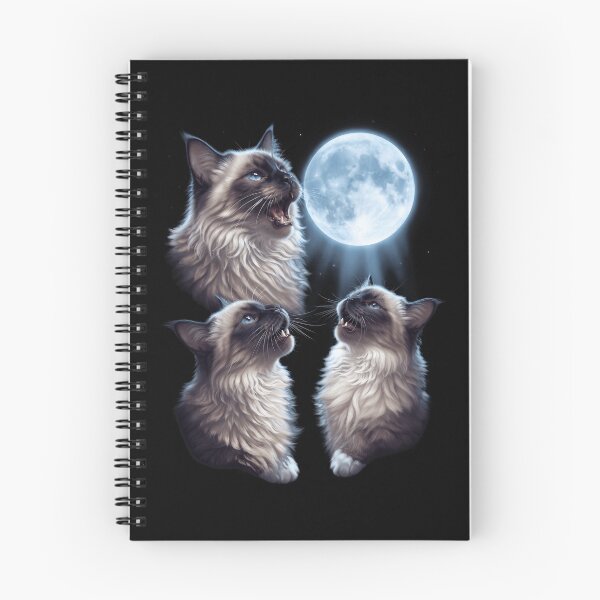Item preview, Himalayan Howling Moon Art Cat Kitten Lover designed and sold by dian-rody-crest.