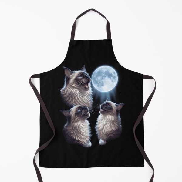 Item preview, Himalayan Howling Moon Art Cat Kitten Lover designed and sold by dian-rody-crest.