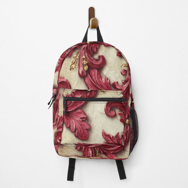 Item preview, Damask Flourish Burgundy Gold designed and sold by Wordsmith-Cafe.