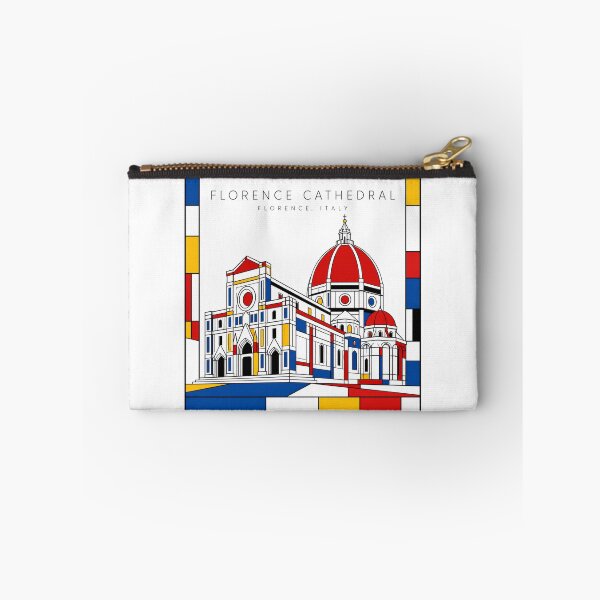 Item preview, Florence Cathedral Mondrian Style Poster 3D designed and sold by CMYKStudio.