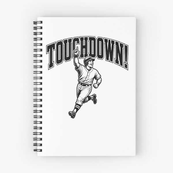 Item preview, Touchdown Baseball Home Run Football Funny Baseball Gear designed and sold by DynamicDesign.