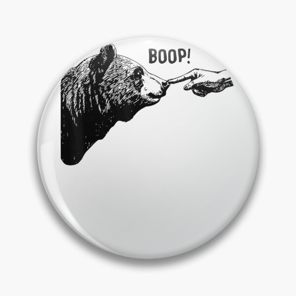 Item preview, Boop The Bear Funny Grizzly Bear Wildlife designed and sold by KatieThomShop.
