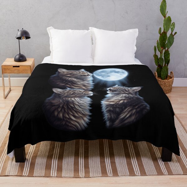 Item preview, Manx Howling Moon Art Cat Kitten Lover designed and sold by dian-rody-crest.