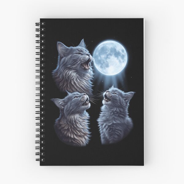 Item preview, Nebelung Howling Moon Art Cat Kitten Lover designed and sold by dian-rody-crest.