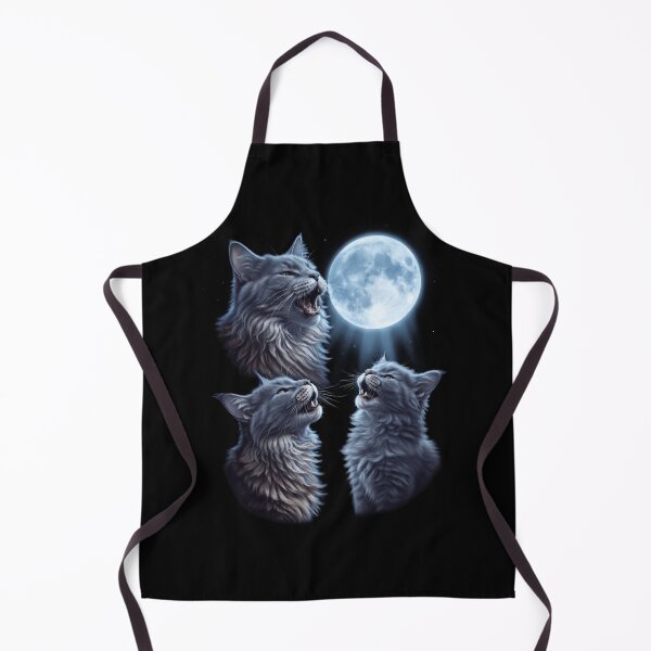 Item preview, Nebelung Howling Moon Art Cat Kitten Lover designed and sold by dian-rody-crest.