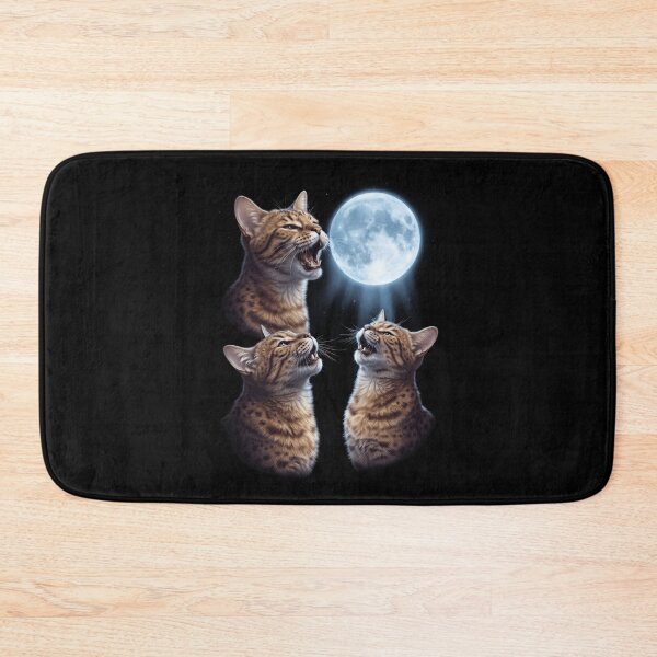 Item preview, Ocicat Howling Moon Art Cat Kitten Lover designed and sold by dian-rody-crest.