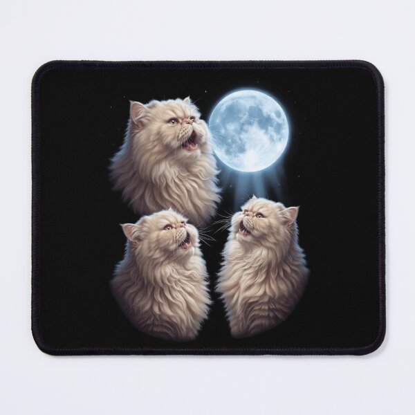 Item preview, Persian Howling Moon Art Cat Kitten Lover designed and sold by dian-rody-crest.