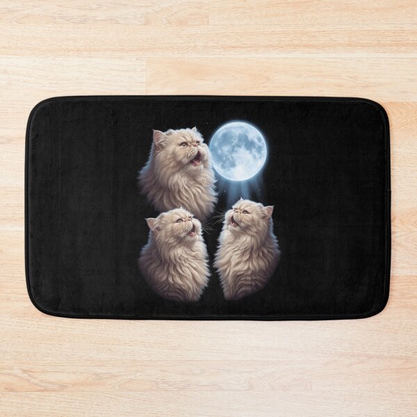 Item preview, Persian Howling Moon Art Cat Kitten Lover designed and sold by dian-rody-crest.