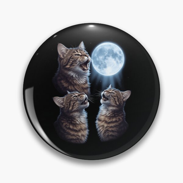 Item preview, Pixiebob Howling Moon Art Cat Kitten Lover designed and sold by dian-rody-crest.