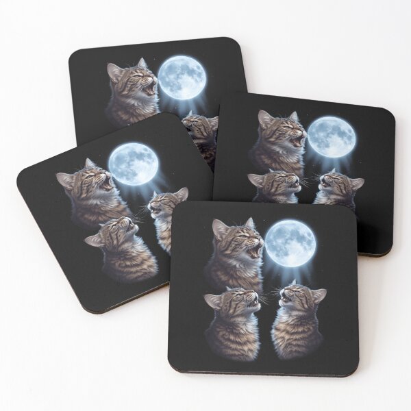 Item preview, Pixiebob Howling Moon Art Cat Kitten Lover designed and sold by dian-rody-crest.