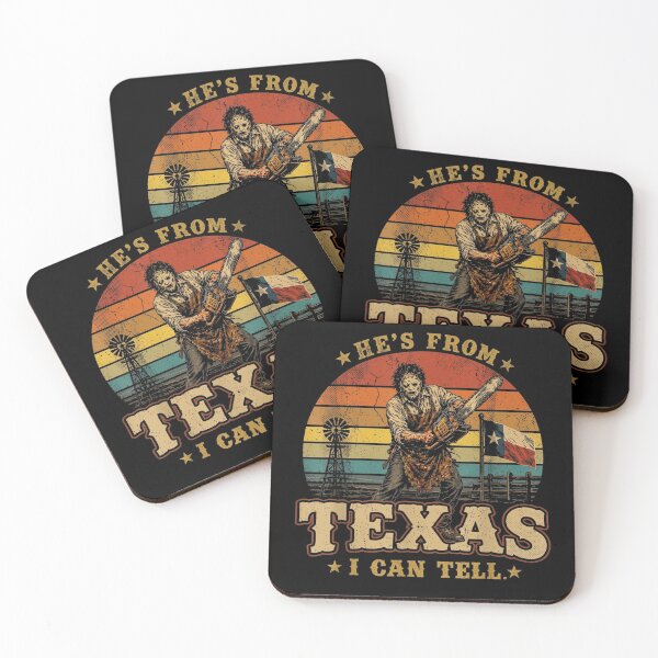 Item preview, He's from Texas I Can Tell Lone Star Scary Horror Halloween designed and sold by PladypooZztrt.
