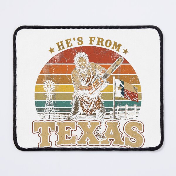 Item preview, He's from Texas I Can Tell Lone Star Scary Horror Halloween designed and sold by PladypooZztrt.