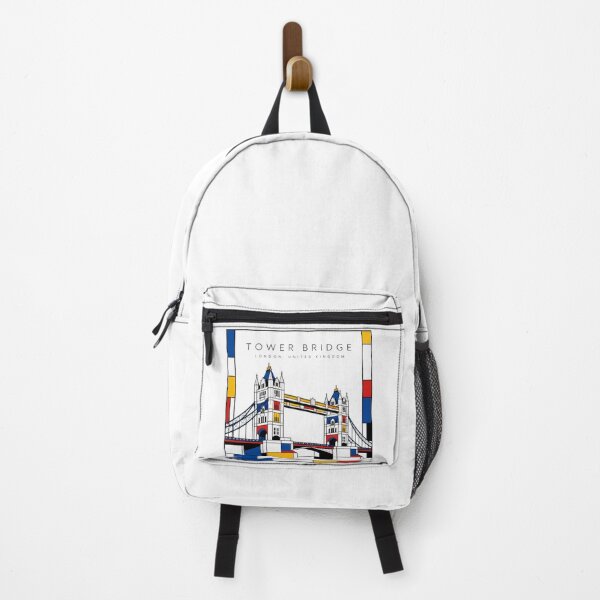 Item preview, Tower Bridge Mondrian Style Poster 3D designed and sold by CMYKStudio.