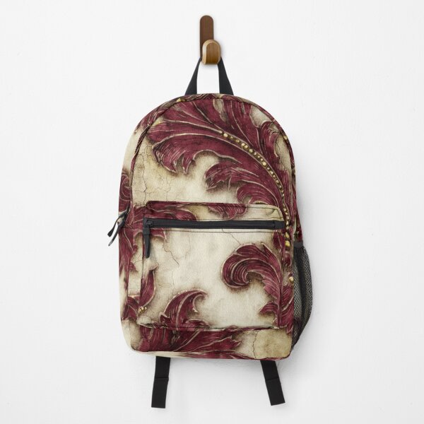 Item preview, Damask Dark Burgundy Gold designed and sold by Wordsmith-Cafe.