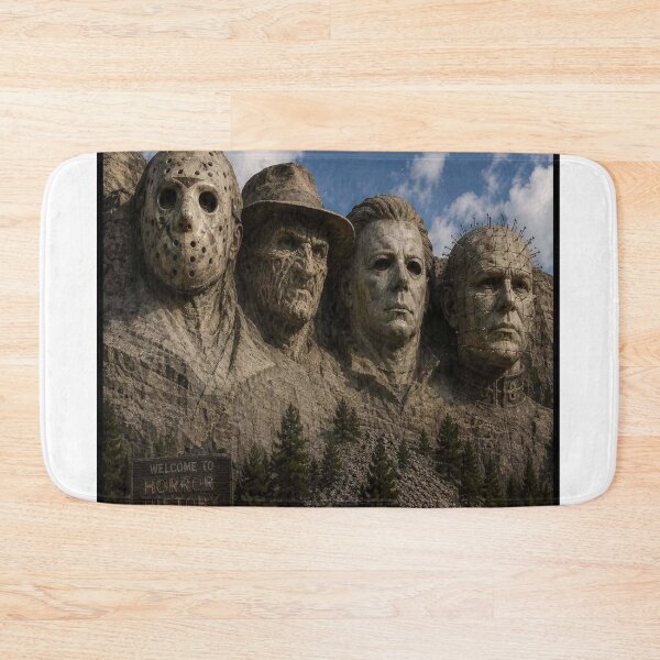 Item preview, Horror Mount Rushmore | Jason, Michael, Freddy & Pinhead | Slasher Icons designed and sold by DTCShop-313.