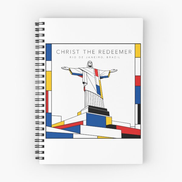 Item preview, Christ the Redeemer Mondrian Style Poster 3D designed and sold by CMYKStudio.