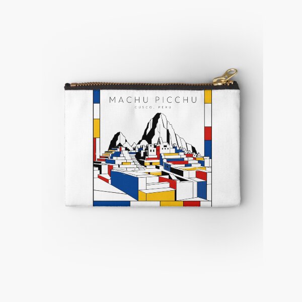 Item preview, Machu Picchu Mondrian Style Poster 3D designed and sold by CMYKStudio.