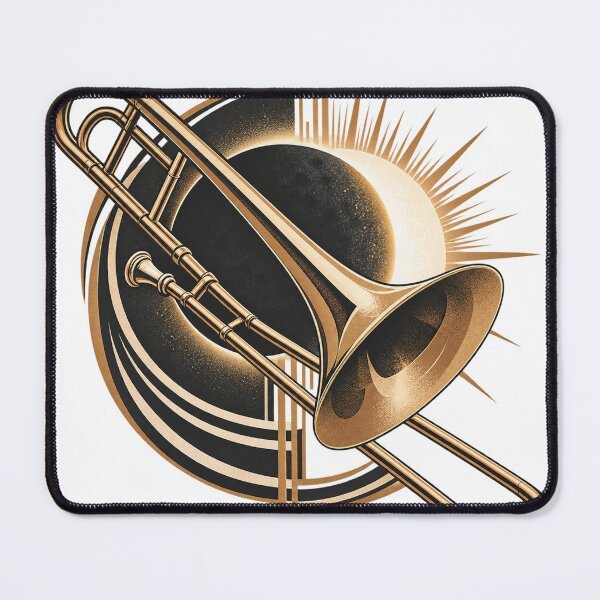 Item preview, Horn Eclipse Jazz Music Art designed and sold by S06PMarketing.