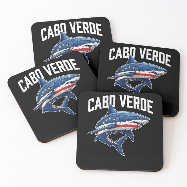 Item preview, Cabo Verde Flag Shark Tee Women Men Kids Cape Cabo Verdeans designed and sold by MarlaMaloneShop.