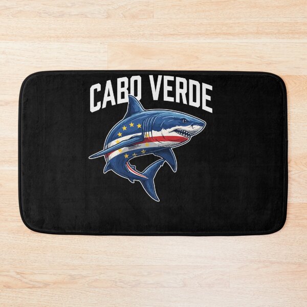 Item preview, Cabo Verde Flag Shark Tee Women Men Kids Cape Cabo Verdeans designed and sold by MarlaMaloneShop.
