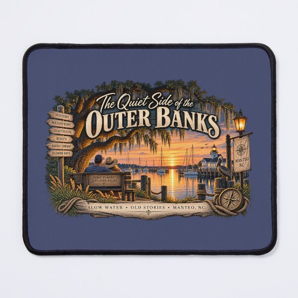 Item preview, Quiet Side of the Outer Banks designed and sold by The Coastal Route.