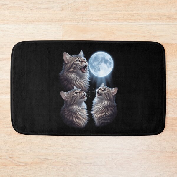 Item preview, Ragamuffin Howling Moon Art Cat Kitten Lover designed and sold by dian-rody-crest.