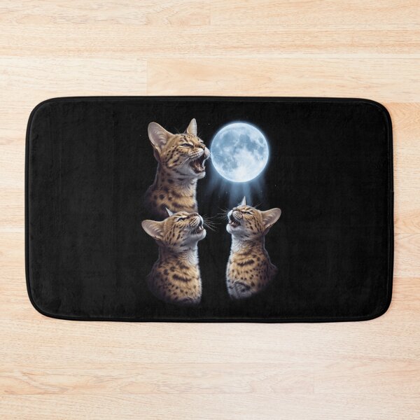 Item preview, Savannah Howling Moon Art Cat Kitten Lover designed and sold by dian-rody-crest.