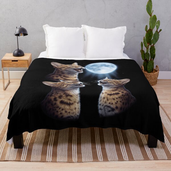 Item preview, Savannah Howling Moon Art Cat Kitten Lover designed and sold by dian-rody-crest.