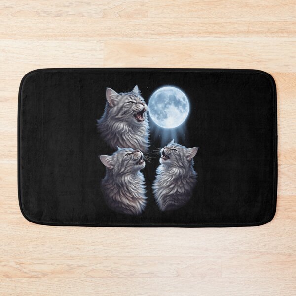 Item preview, Siberian Howling Moon Art Cat Kitten Lover designed and sold by dian-rody-crest.