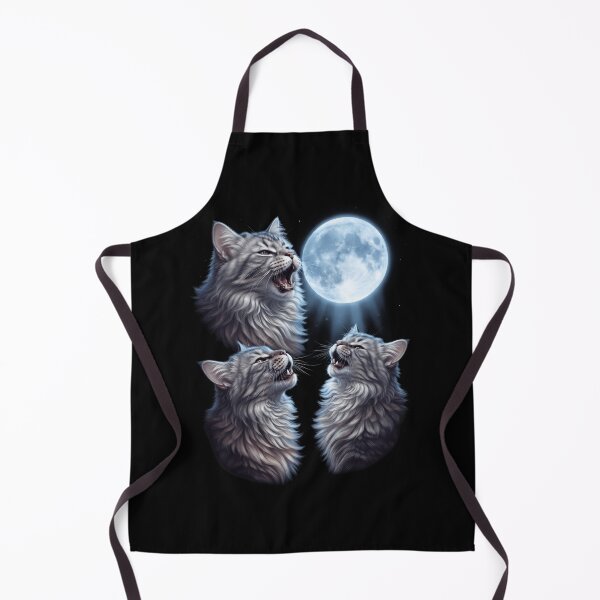Item preview, Siberian Howling Moon Art Cat Kitten Lover designed and sold by dian-rody-crest.