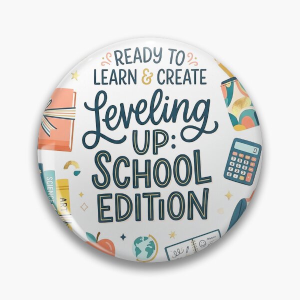 Item preview, Leveling Up School Edition - Ready to Learn & Create designed and sold by StickersArcoiris.