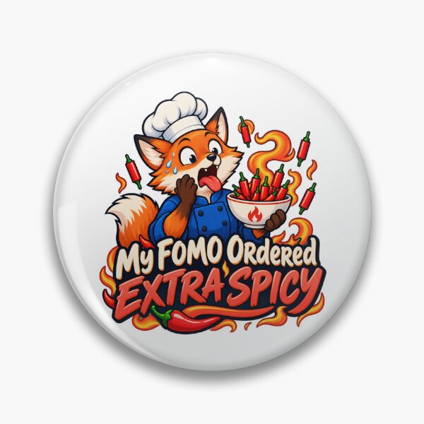 Item preview, My FOMO Ordered Extra Spicy Cartoon Fox Trader designed and sold by Bikivuno.