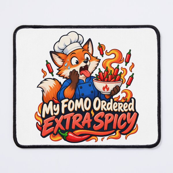 Item preview, My FOMO Ordered Extra Spicy Cartoon Fox Trader designed and sold by Bikivuno.