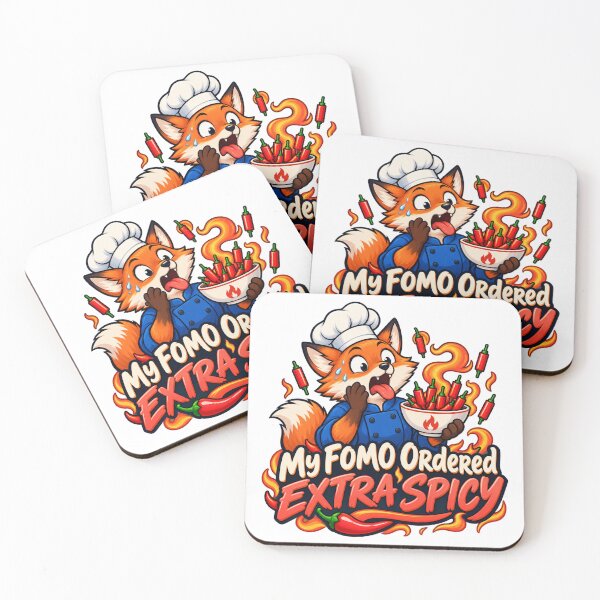 Item preview, My FOMO Ordered Extra Spicy Cartoon Fox Trader designed and sold by Bikivuno.