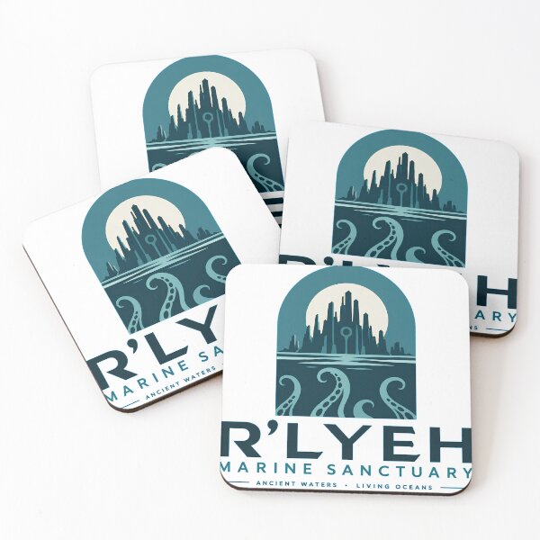 Item preview, R'lyeh Marine Sanctuary | Lovecraftian Ocean & Eldritch Sea Design designed and sold by Extravanganzza.