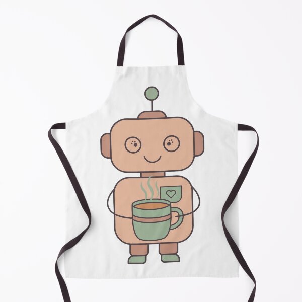 Item preview, Cute Robot Coffee T-Shirt - Minimalist Tech & Coffee Lover Graphic designed and sold by cybertreat.